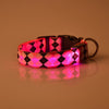 Rhombus Pattern Collar Light Night Up